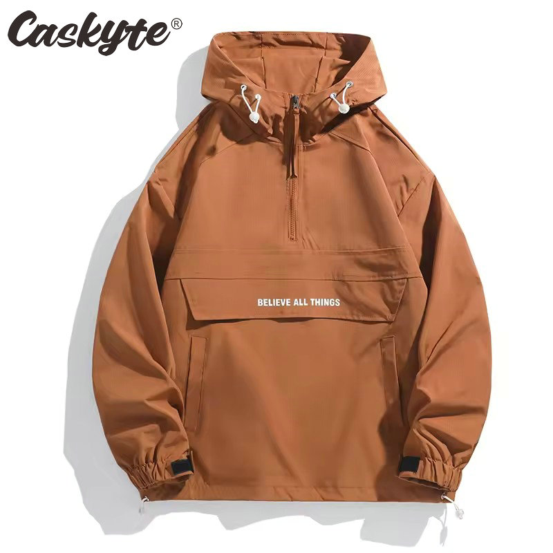 Fishing Jacket Waterproof - 2026 CASKYTE Men Hiking Jacket Waterproof
