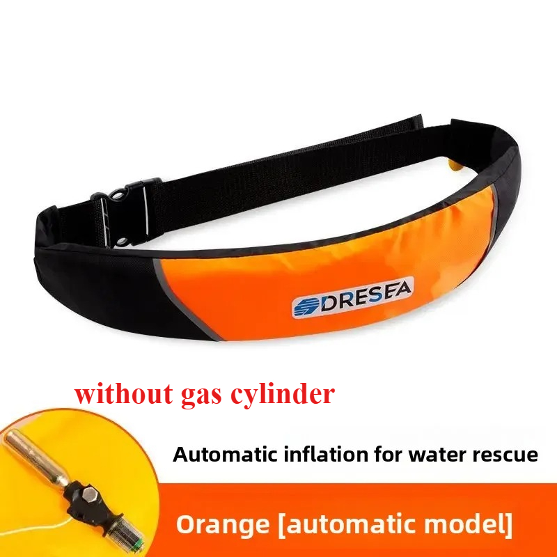 Fishing Jacket Waterproof - Waist Belt Type Automatic Inflatable Life