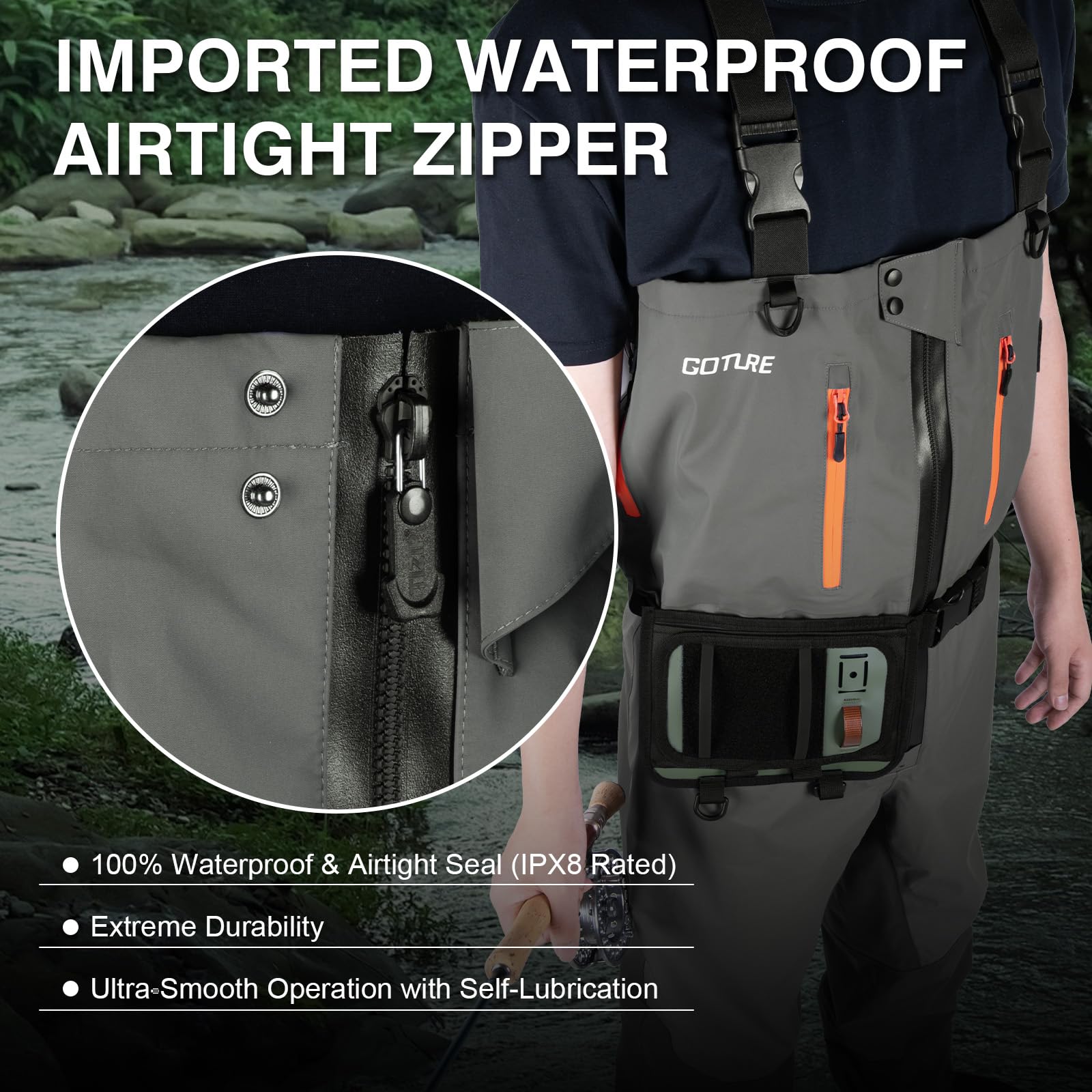 Goture 5-Layer Waterproof Fish - огляд і ціна Fishing Waders