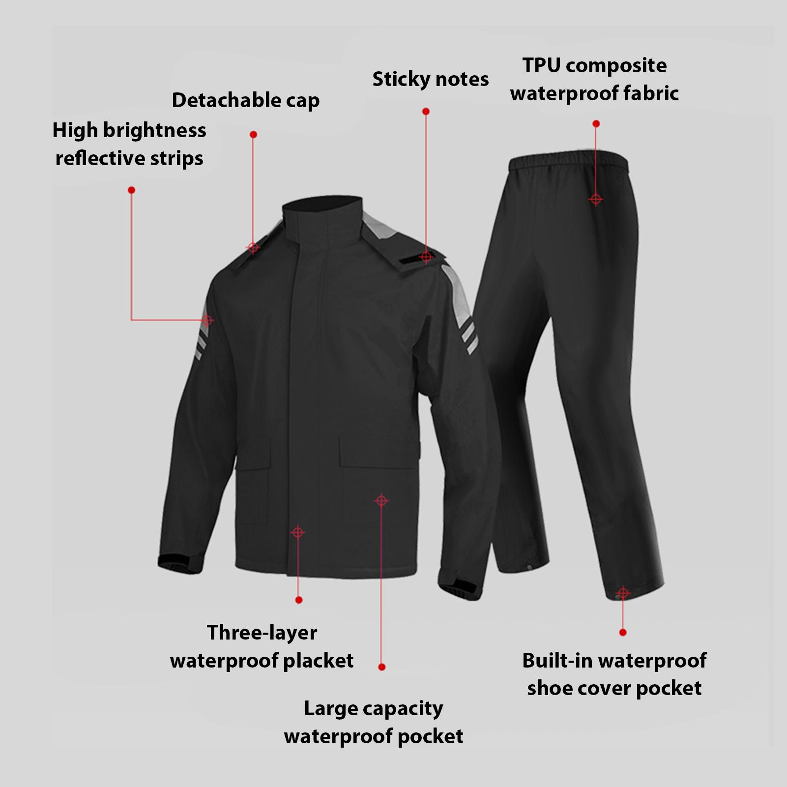 Waterproof Rain Suits for Men  - огляд і ціна Fishing Rain Suit