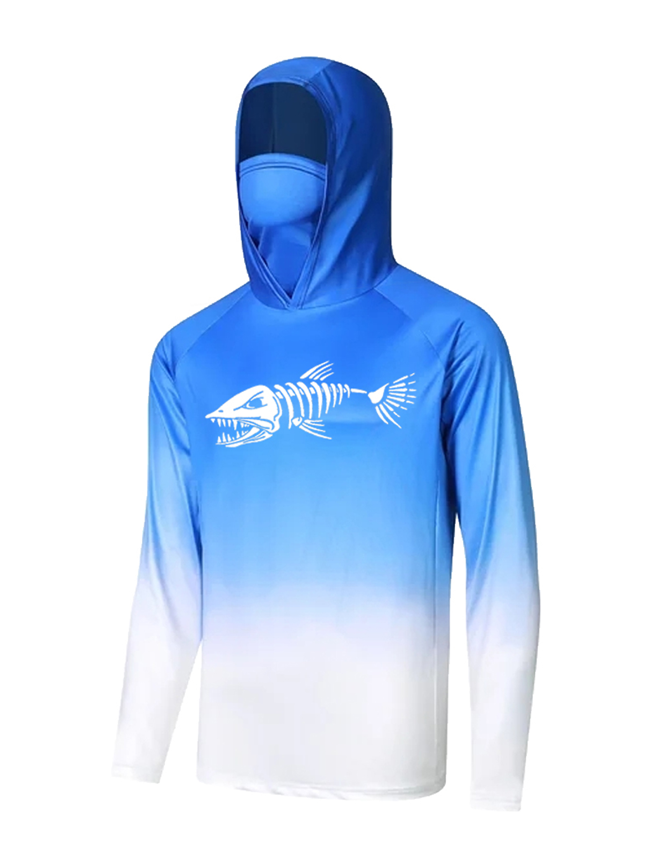 UPF 50+ Hooded Fishing Clothes - огляд і ціна Fishing Mask Sun Protection