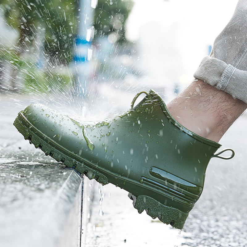 New Fashion Men Rain Boots Pla - огляд і ціна Fishing Boots