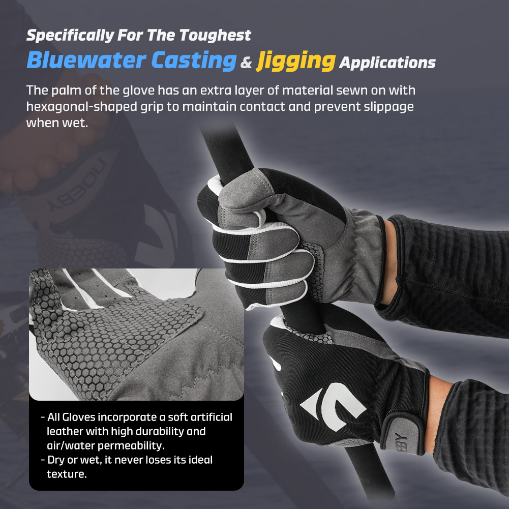 NOEBY Fishing Gloves Non-slip  - огляд і ціна Fishing Gloves